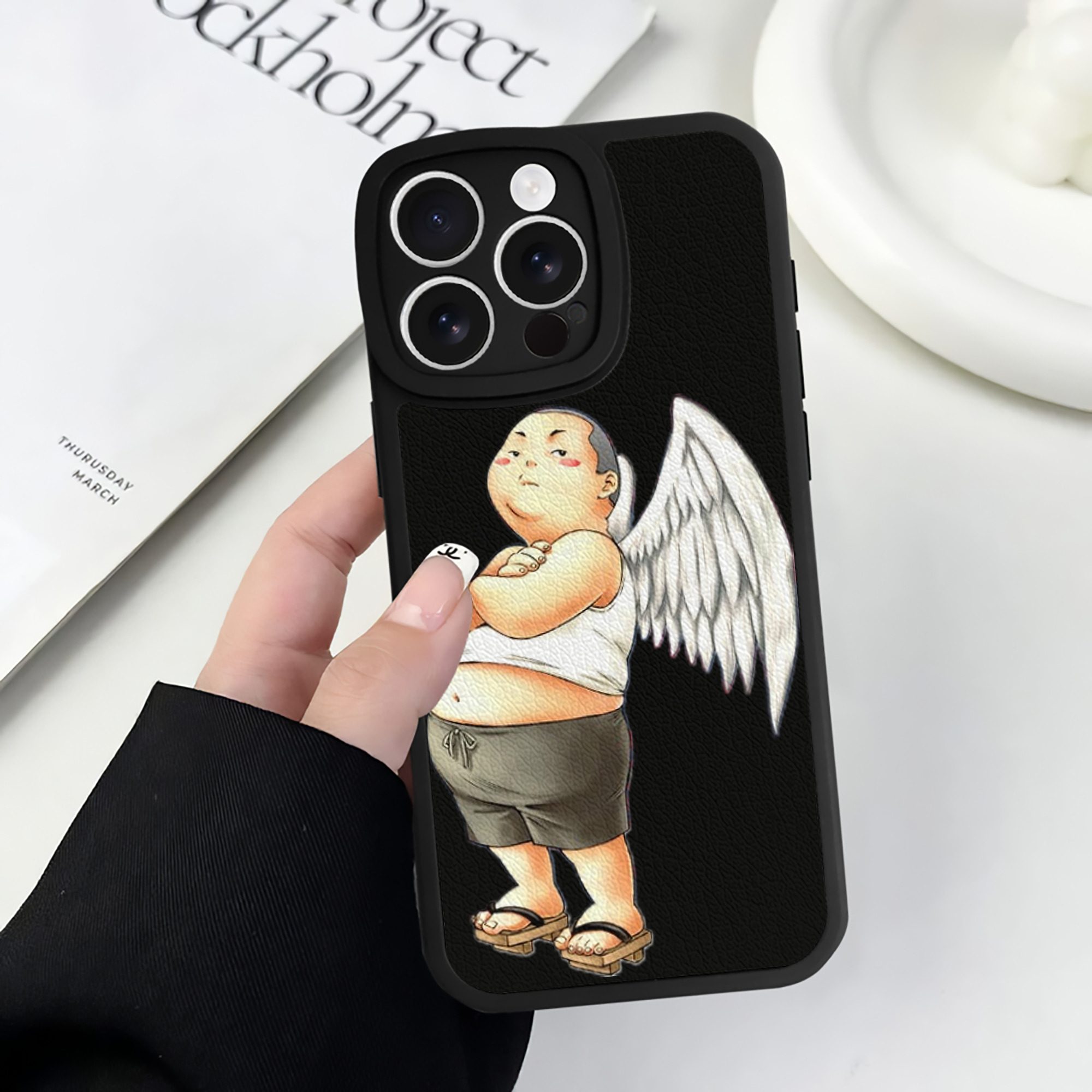 （画像用） 遊☆戯☆王 Yu-Gi-Oh! 【iPhone 16シリーズ対応】シリコンスマホケース（レザー調） 材質：シリコン